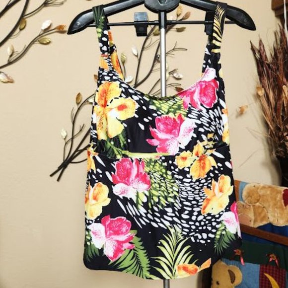 NWT Enjoy the Sunshine sz 20 tankini top - Picture 2 of 4